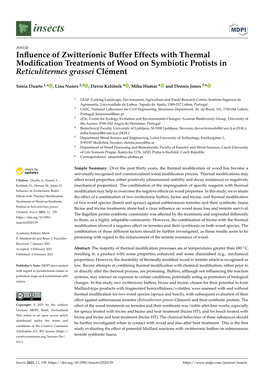 Influence of Zwitterionic Buffer Effects with Thermal Modification