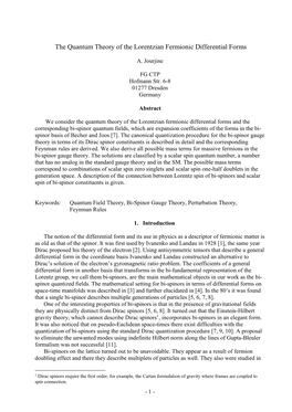 Lepto-Quark Mixing for Bi-Spinor Fermions