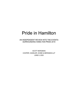Pride in Hamilton