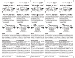 YJS-Triode Instruction Sheet