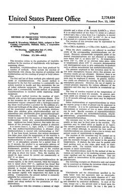 United States Patent Office Patented Nov