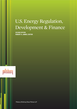 U.S. Energy Regulation, Development & Finance