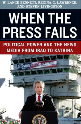 Political Power and the News Media from Iraq to Katrina