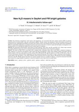 New H2O Masers in Seyfert and FIR Bright Galaxies IV
