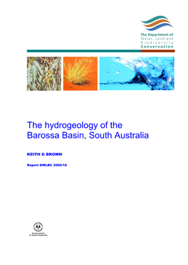 The Hydrogeology of the Barossa Basin, South Australia