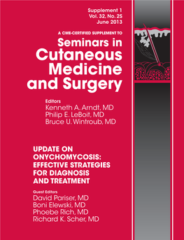 Seminars in Cutaneous Medicine and Surgery