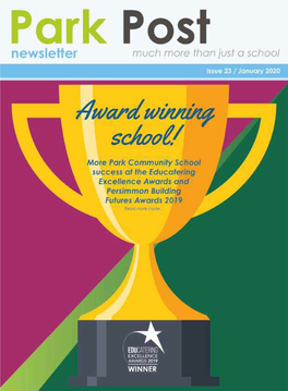 Award Winning School! More Park Community School Success at the Educatering Excellence Awards and Persimmon Building Futures Awards 2019 Read More Inside