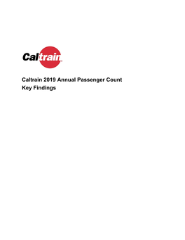 2019 Annual Count Key Findings Report