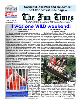 Conneaut Lake Park and Waldameer Host Coasterfest - See Page 6