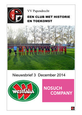 Nieuwsbrief 3 December 2014