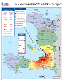 Haiti Earthquake Program Map 1/17/2010