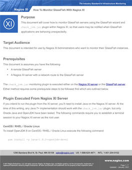 How to Monitor Glassfish with Nagios XI