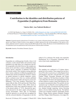 Contribution to the Identities and Distribution Patterns of Z…