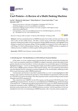 Cas3 Protein—A Review of a Multi-Tasking Machine