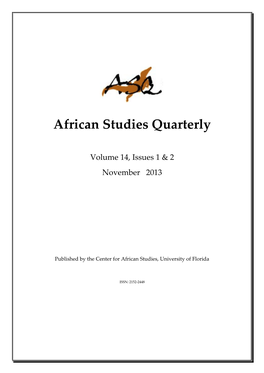 African Studies Quarterly