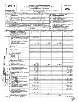 Return of Private Foundation P Or Section 4947(A)(1) Nonexempt Charitable Trust Treated As a Private Foundation