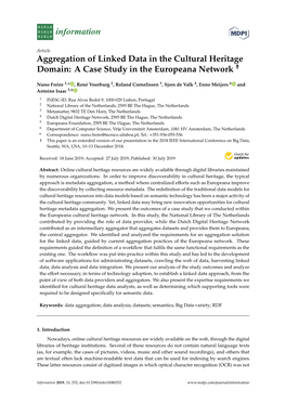 Aggregation of Linked Data in the Cultural Heritage Domain