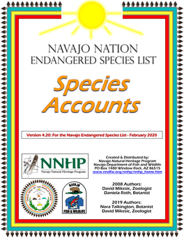Navajo Nation Species Accounts