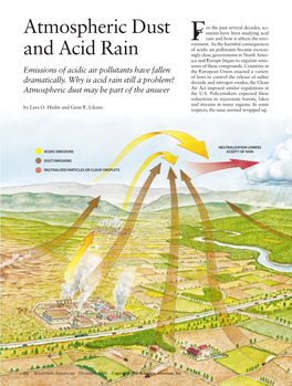 Atmospheric Dust and Acid Rain Ed Areas of Europe and North America