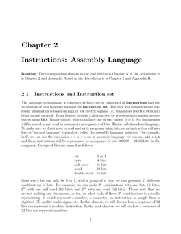 Assembly Language