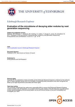 Edinburgh Research Explorer