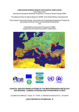 Coastal and Estuarine Systems of the Mediterranean and Black Sea Regions: Carbon, Nitrogen and Phosphorus Fluxes