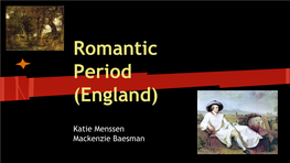 Romantic Period (England)