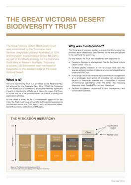 The Great Victoria Desert Biodiversity Trust