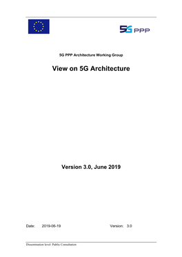 View on 5G Architecture