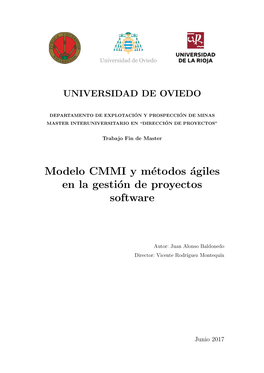 Modelo CMMI Y Métodos Ágiles En La Gestión De Proyectos Software