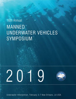 M T S M U V . O R G 1 Underwater Intervention 2019