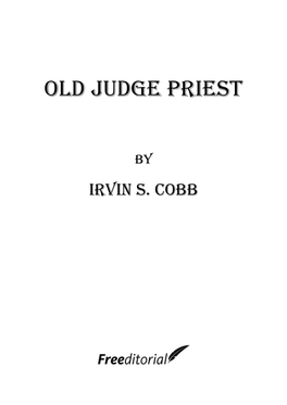 Old Judge Priest