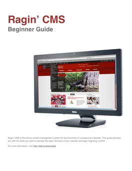 Raginʼ CMS Beginner Guide