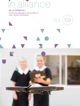 Vol. 59 / October 2017 the Official Magazine of the Alliance of Girls’ Schools Australasia
