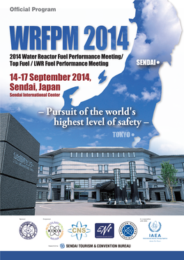 WRFPM 2014.Indd 1 14/09/04 18:05 SPONSORS