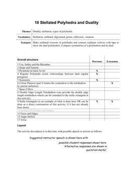 10 Stellated Polyhedra and Duality