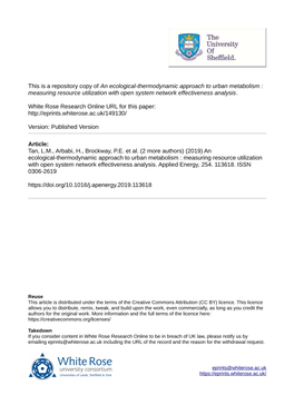 Measuring Resource Utilization with Open System Network Effectiveness Analysis