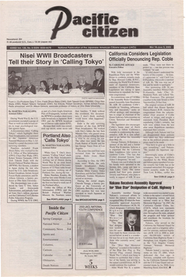 Nisei WWII Broadcasters Tell Their Story In