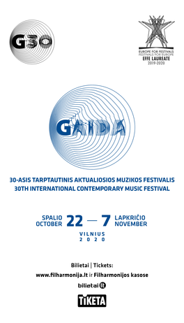 Festivalio GAIDA 2020 Programa-Katalogas