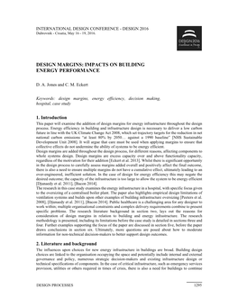 Design Margins: Impacts on Building Energy Performance