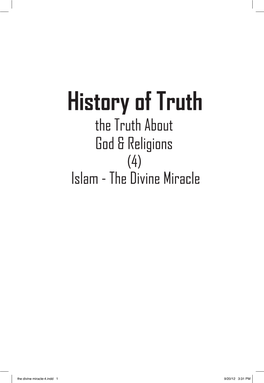 History of Truth: the Truth About God and Religions