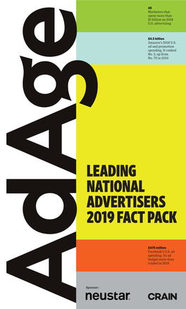 Leading National Advertisers 2019 Fact Pack