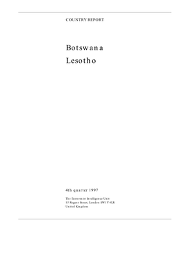 Botswana Lesotho