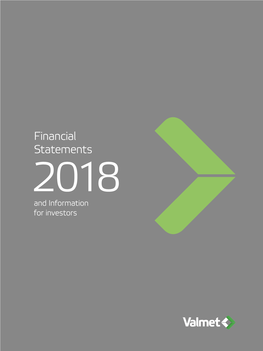 Financial Statements 2018 and Information for Investors Contents