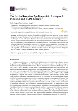 And VLDL Receptor