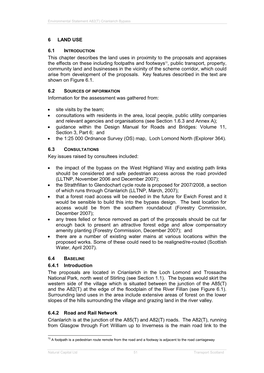 A82(T) Crianlarich Bypass: Environmental