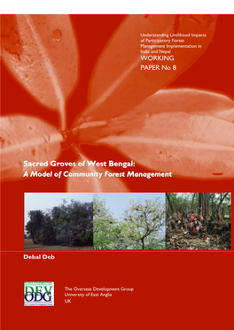 Sacred Groves of West Bengal: a Model of Community Forest Management