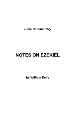 Notes on Ezekiel