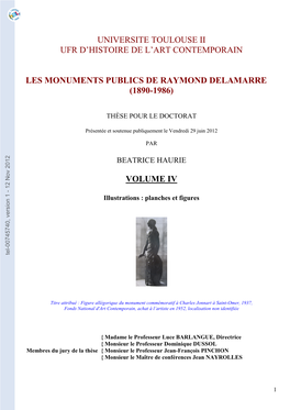 [Tel-00745740, V1] Les Monuments Publics De