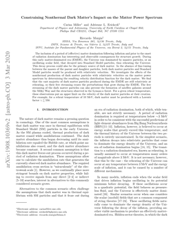 Constraining Nonthermal Dark Matter's Impact on the Matter Power